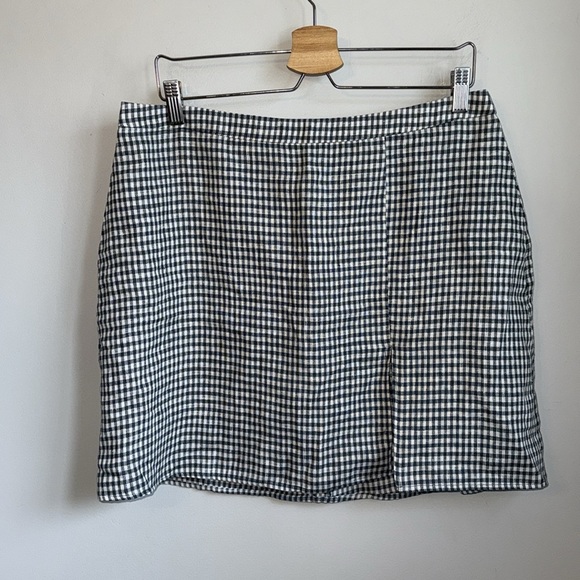Reformation Baker Linen Skirt SZ 12 - Picture 2 of 5